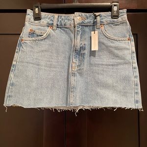 TopShop Denim Mini Skirt